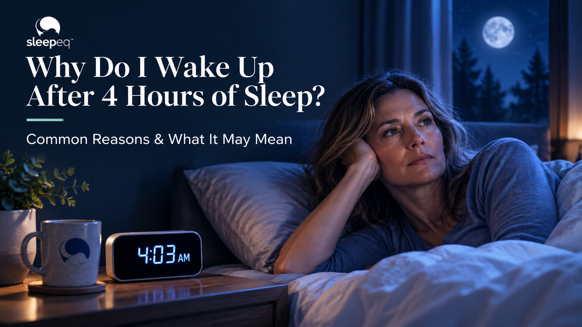 Why Do I Wake Up After 4 Hours of Sleep? | SleepEQ